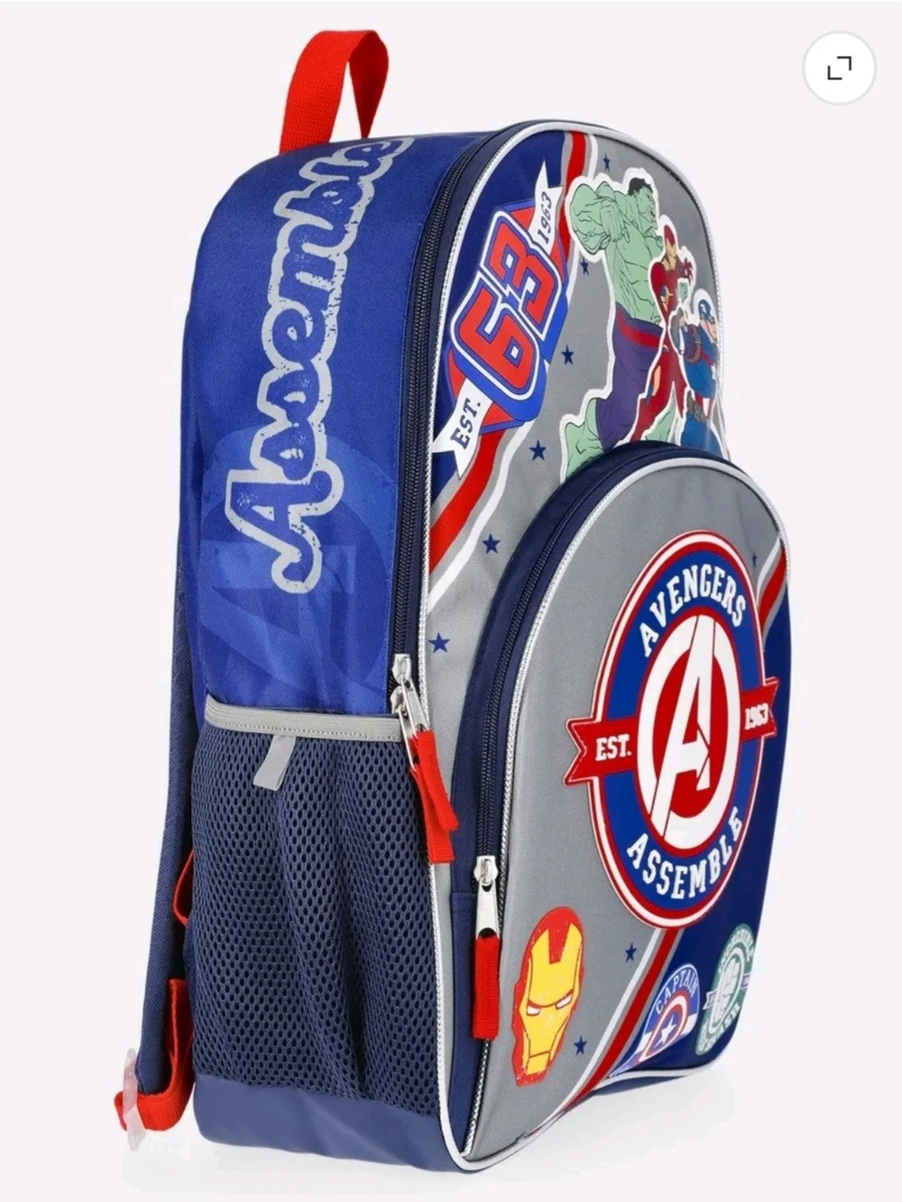 Marvel Avengers Super Heroes Backpack